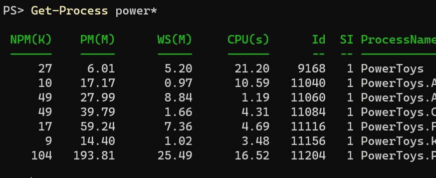 PSC ANSI color headers